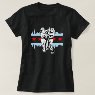 Wing Tsun Chicago Skyline T-shirt