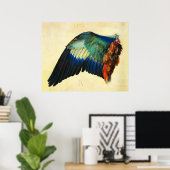 WING VAN EEN EUROPESE ROLLERDURER POSTER (Thuiskantoor)