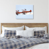 Wing Walkers aerobatic display team Canvas Afdruk (Insitu (Slaapkamer))