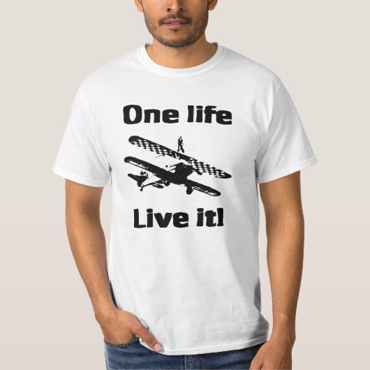 Wing Walking Aerobatics Tshirt (Voorkant)