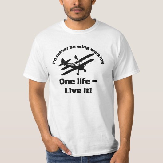Wing Walking-shirt T-shirt (Voorkant)