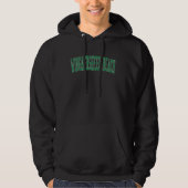  Wingaersheek Beach Distressed Green Varsit Hoodie (Voorkant)