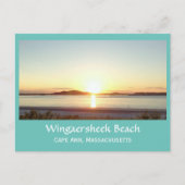 Wingaersheek Beach Sunset Briefkaart (Voorkant)