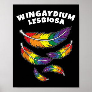 Wingaydium Lesbiosa _ LGBTQ ondersteuning voor hom Poster