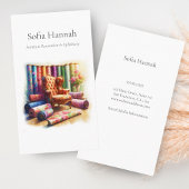 Wingback stoel en stof, meubelrestauratie visitekaartje