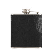 Wingd Skull Vinyl Wrapped Flask, 6 oz. Heupfles (Achterkant)