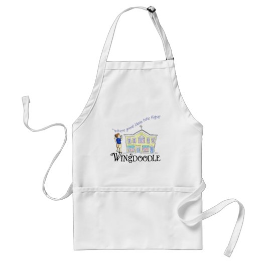 Wingdole Art Apron Design Standaard Schort (Voorkant)