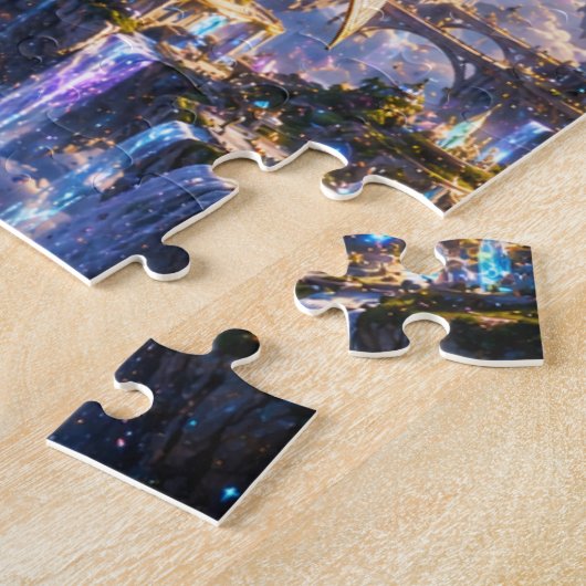 Winged Alien Warrior Puzzle Legpuzzel (Zijkant)
