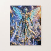 Winged Alien Warrior Puzzle Legpuzzel (Verticaal)
