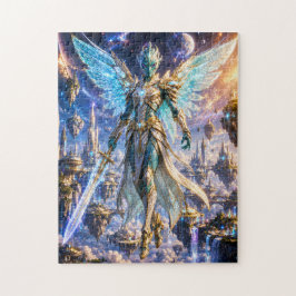 Winged Alien Warrior Puzzle Legpuzzel