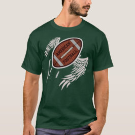 Winged Amerikaans Football T-Shirt