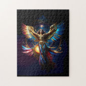 Winged Angel of Liberty Fantasy Art Legpuzzel (Verticaal)