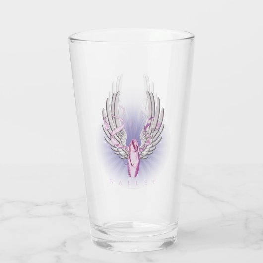 Winged ballet (Dance) Glas (Achterkant)