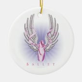 Winged ballet (Dance) Keramisch Ornament (Voorkant)