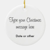 Winged ballet (Dance) Keramisch Ornament (Achterkant)