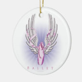 Winged ballet (Dance) Keramisch Ornament (Links)