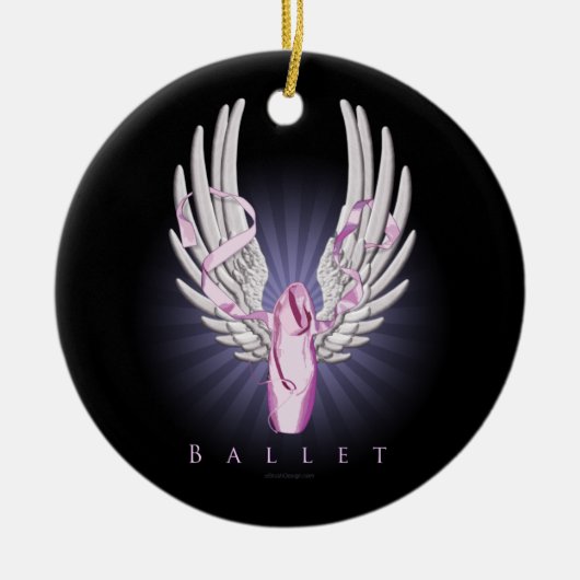 Winged ballet (Dance) Keramisch Ornament (Voorkant)