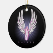 Winged ballet (Dance) Keramisch Ornament (Links)