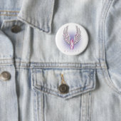 Winged ballet (Dance) Ronde Button 5,7 Cm (In situ)