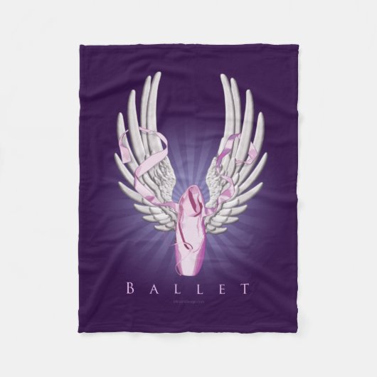 Winged Ballet (Frankrijk) Fleece Deken (Voorkant)