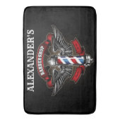 Winged Barber Pole personaliseren Badmat (Voorkant Verticaal)