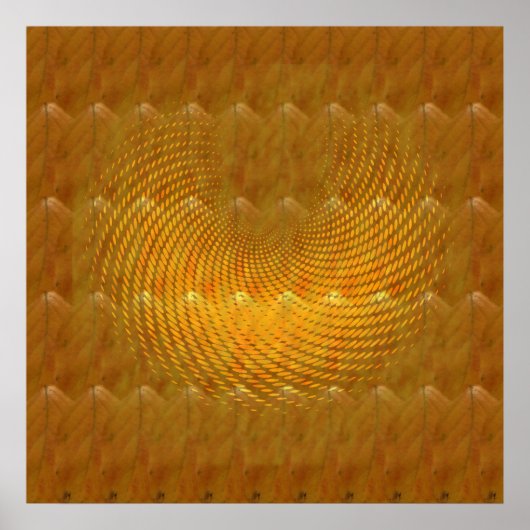 Winged bladeren #4 poster (Voorkant)