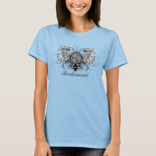 Winged Celtic Knot Irish Urban Tattoo Wedding T-shirt