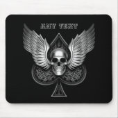 Winged Chrome Muismat (Voorkant)