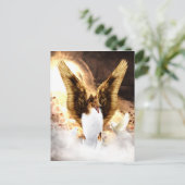 Winged Collie Angel in Dog's Heaven Briefkaart (Staand voorkant)