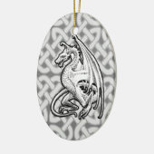 Winged Dragon Keramisch Ornament (Links)
