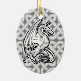 Winged Dragon Keramisch Ornament