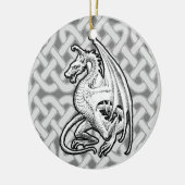 Winged Dragon Keramisch Ornament (Links)