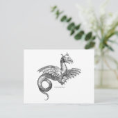 Winged Dragon of Wyvern Briefkaart (Staand voorkant)