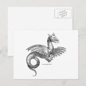 Winged Dragon of Wyvern Briefkaart (Voorkant / Achterkant)
