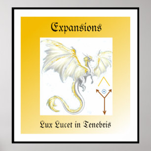 Winged dragon Poster