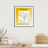 Winged dragon Poster (Keuken)