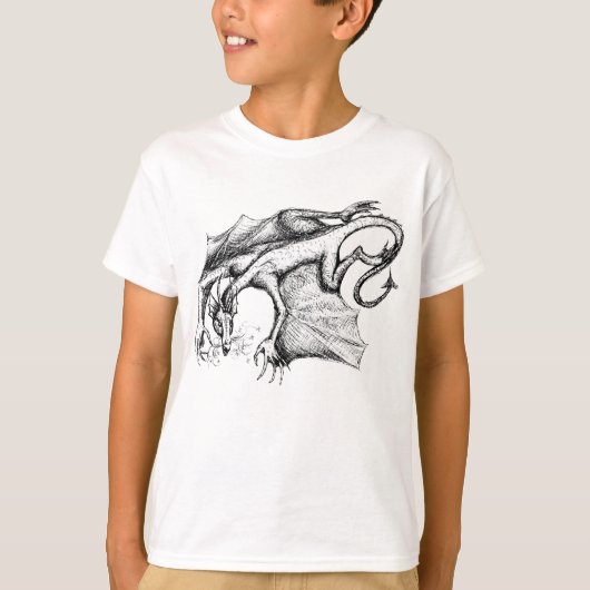 Winged dragon T-Shirt (Voorkant)