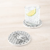 Winged Dragon Zandsteen Onderzetter (Zijkant)