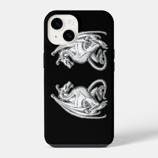 Winged dragons iPhone hoesje (Achterkant)