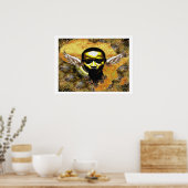 Winged Ears Angel of Africa Poster (Keuken)