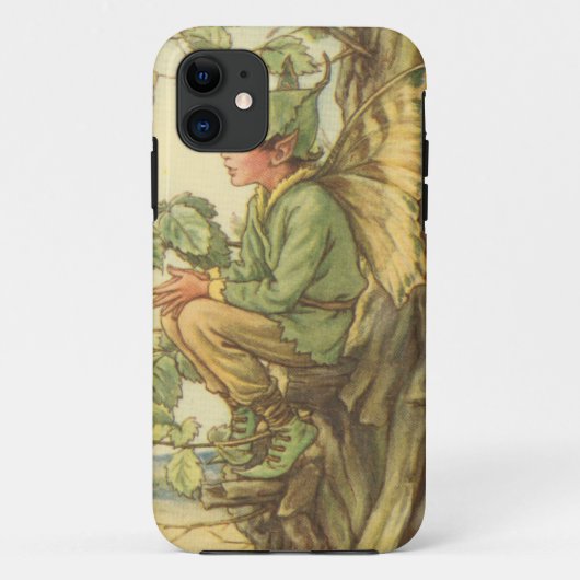 Winged Elm Fairy Zitten in een boom Case-Mate iPhone Case (Achterkant)
