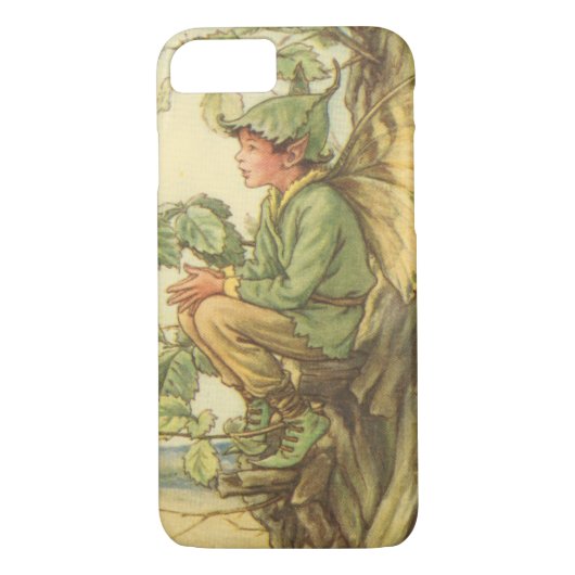 Winged Elm Fairy Zitten in een boom Case-Mate iPhone Case (Achterkant)
