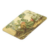 Winged Elm Fairy Zitten in een boom Magneet (Linkerzijde)