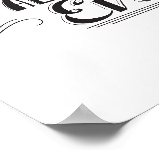 Winged Eyeliner Print (Hoek)