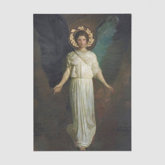 Winged Figure by Abbott Handerson Thayer Tissuepapier (Voorkant)