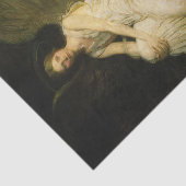 Winged Figure on a Rock by Abbott Thayer Tissuepapier (Detail)