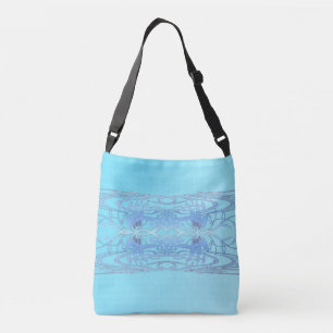 Winged gate crossbody tas