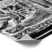 Winged Genie die de saaie boom aantrekt Poster (Hoek)