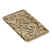 Winged genii, Assyrische Periode, c.750 BC (ivoor) Magneet (Rechterzijde)