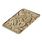 Winged genii, Assyrische Periode, c.750 BC (ivoor) Magneet (Linkerzijde)